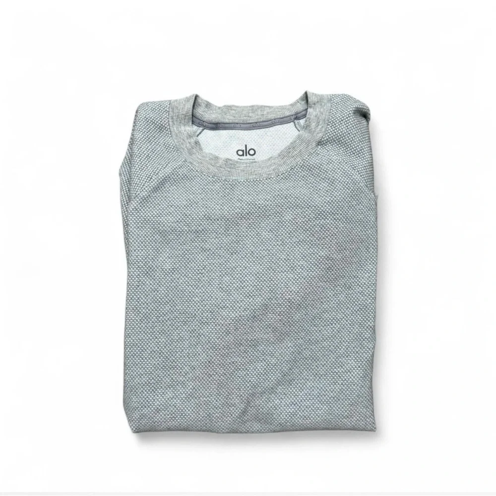 ALO Yoga Gray Crewneck Sweater - Picture 8 of 8